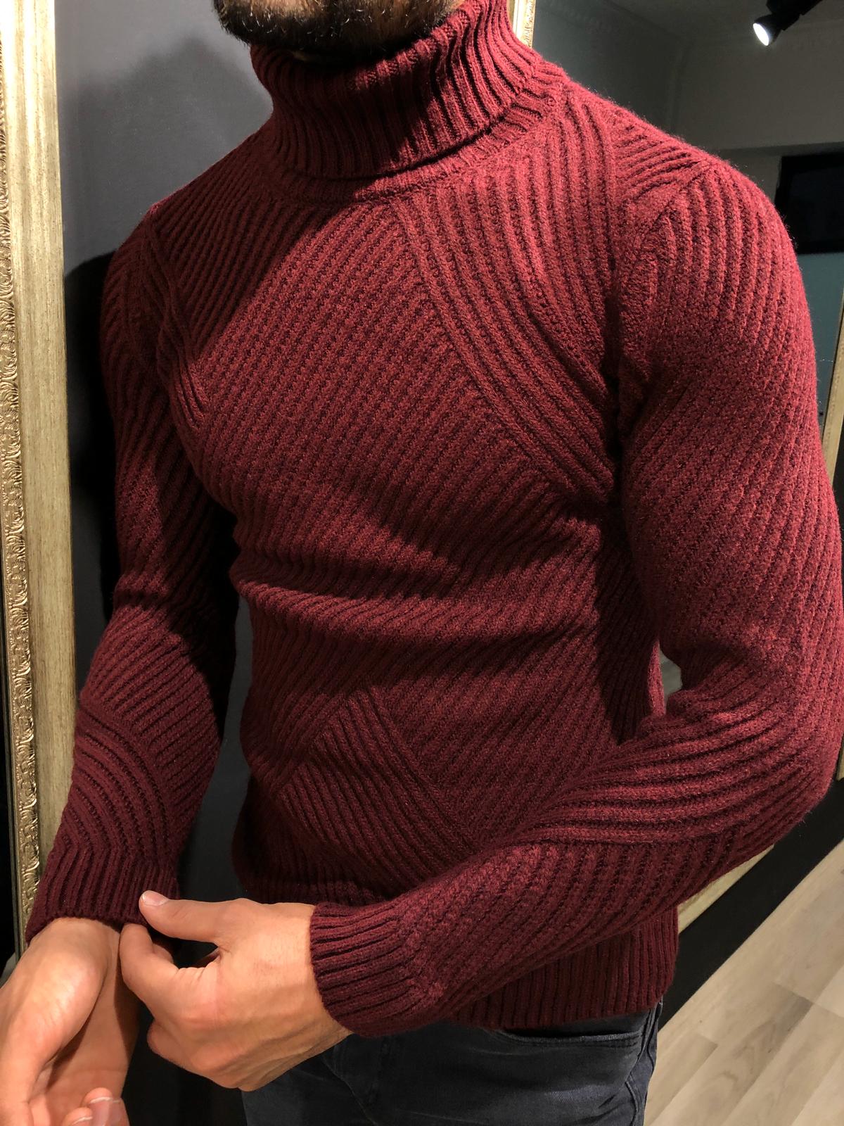 Ponto  Slim-Fit Wool Turtleneck Knitwear-baagr.myshopify.com-sweatshirts-BOJONI